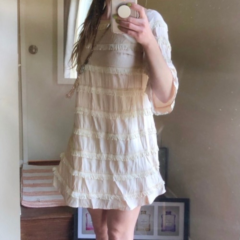 Nasty Gal Blushing Fringe Dress - Picture 4 of 5
